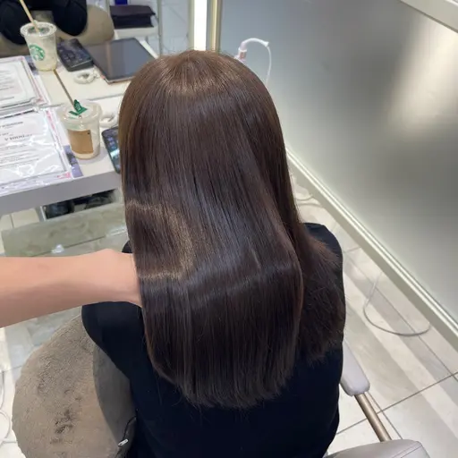 【✨透明感Color➕髪質改善トリートメント✨】うるツヤ透明感カラー➕髪質改善トリートメント🫧