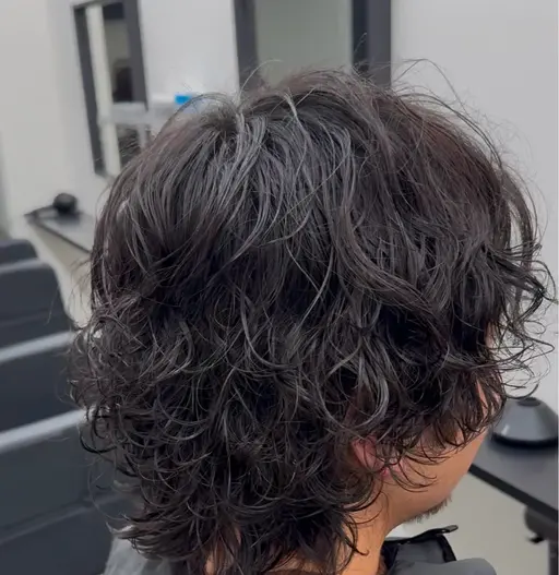 men'sカット+パーマ