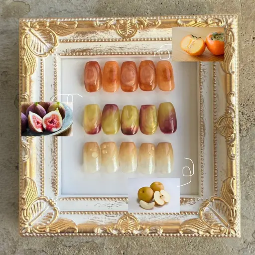 【10月限定👑】〘　フルーツネイル🧡💜💛　〙((オフ込み))