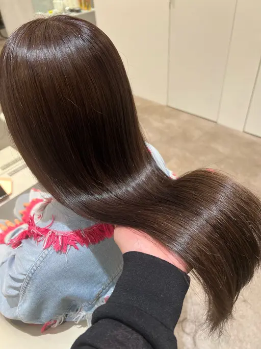 【ご新規様人気No.1】💎似合わせカット＋透明感カラー＋最高級ULTOWAトリートメント💎（カフェドリンクサービス）