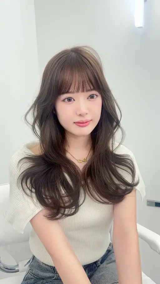 【❣超お得20時限定❣】全体カット➕透明感カラー➕AYUNCHE 1step トリートメント➕韓国巻き髪当日予約🙆‍♀