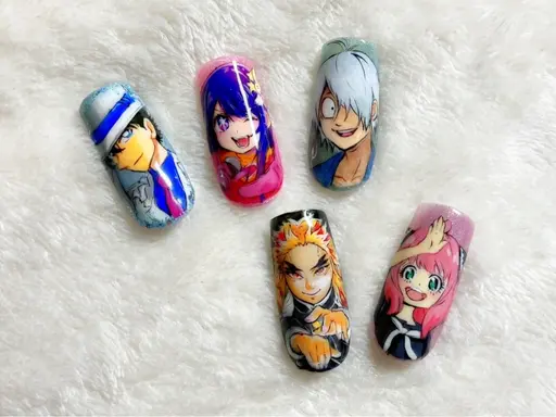 ︎💕︎︎ 痛ネイル＋ワンカラー ︎💕︎︎ オフ込み ︎💕︎︎【要詳細確認】