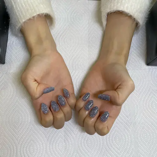ジェルネイル オフなし❌ワンカラー  マグネット フラッシュネイル🙆🏻‍♀️