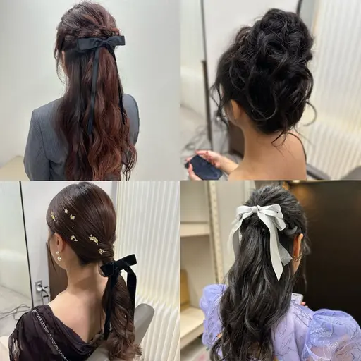 《デザイン💠》ヘアセット　結婚式、LIVE前、推し活等の前に🎀