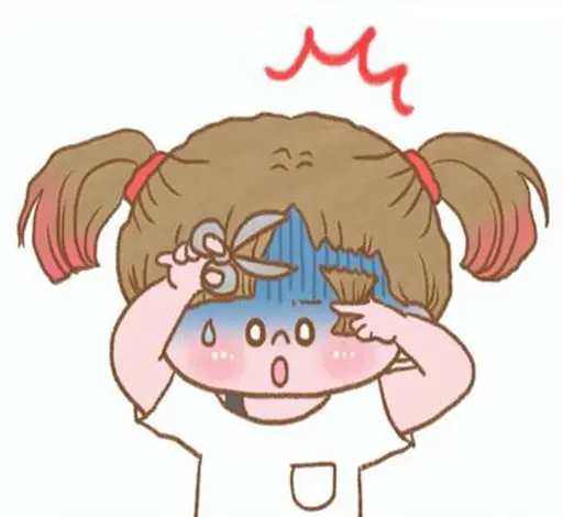 ちょっとした前髪の気になるところを👀
