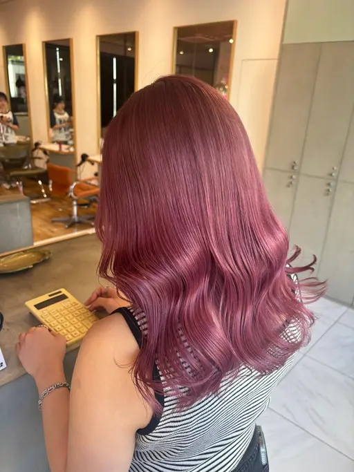 【minimo限定価格】💞cut  wcolor💞『ケアブリーチ込み』/透明感カラー/艶カラー/似合わせカラー
