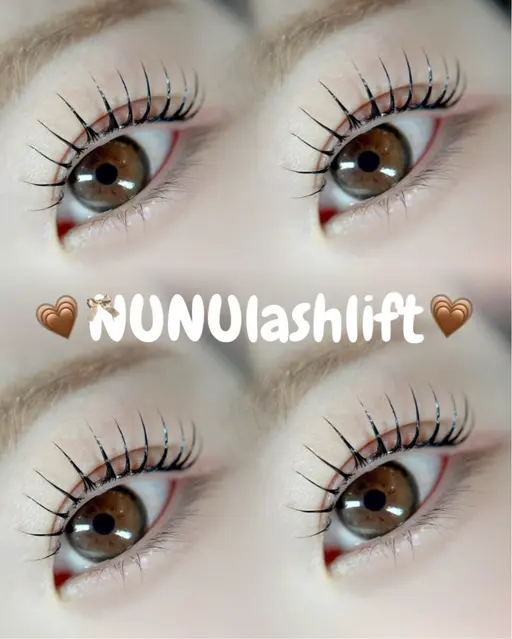 NUNU lashlift 韓国束感パーマ🇰🇷Level3🇰🇷内部補修＆まつ毛カラー付🖤