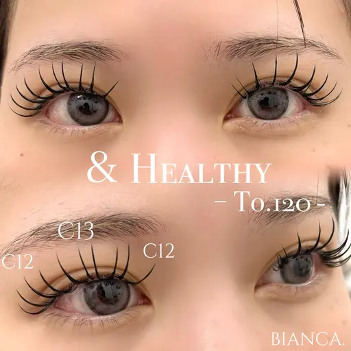 【7.8日限定！】🔅＆healthy アンドヘルシー🔅《フラットラッシュ120本 + まつ毛パーマ上のみ》渋谷🎶