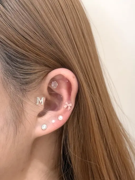 耳つぼジュエリー💎15粒🪩耳ツボ ✧₊⁺ mimi tsubo jewelry✧₊⁺