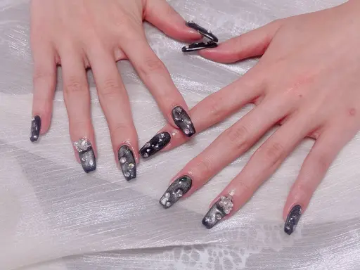 🍒大人気No1🎀【チップ長さだし】 ワンカラーorラメグラデーション+500円パーツつけ放題❣️ソフトジェルオフ込み