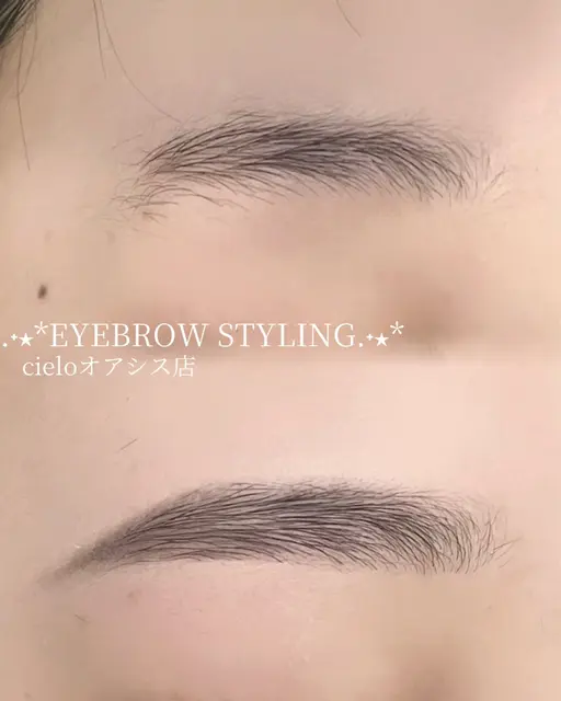 アイブロウ(カット+wax+メイク)*間引き(+1.000)で追加可能です✨️