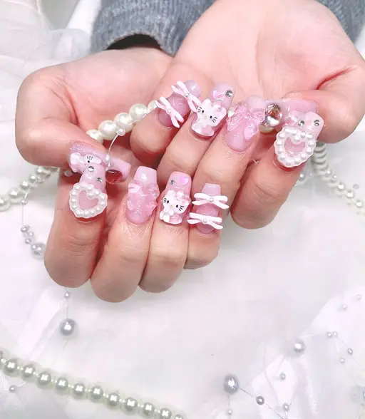 8月最終限定❕オフ込みパーツ･アート付け放題メニュー‪︎‬ ‪︎☺︎