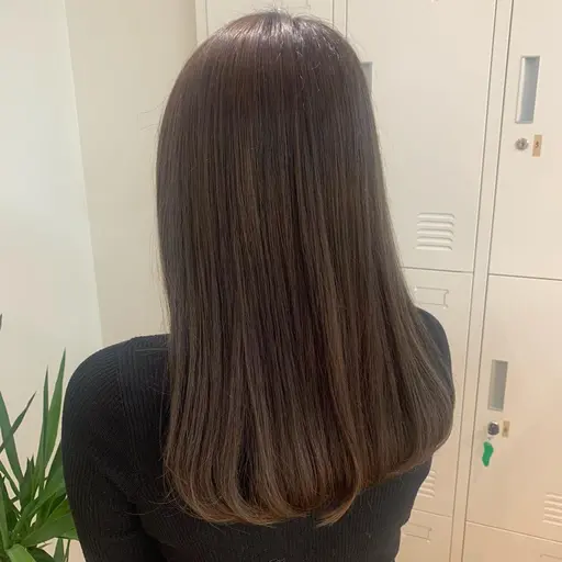 1番人気🌟カット+透明感カラー+髪質改善バイカルテトリートメント　　￥14500