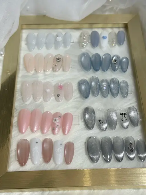 【🌟サンプルモニター募集🌟】撮影OKで特別価格♡ワンホン・ガーリーネイル💅🎀(オフ込み)