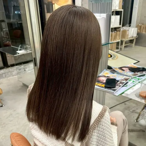 《圧倒的ツヤ感》髪質改善ストレート💫