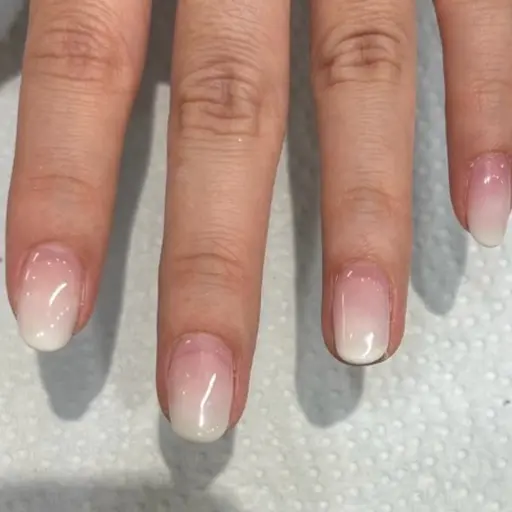 ⭐️練習モデル募集中⭐️【ハンド】オフなし　白グラデーション