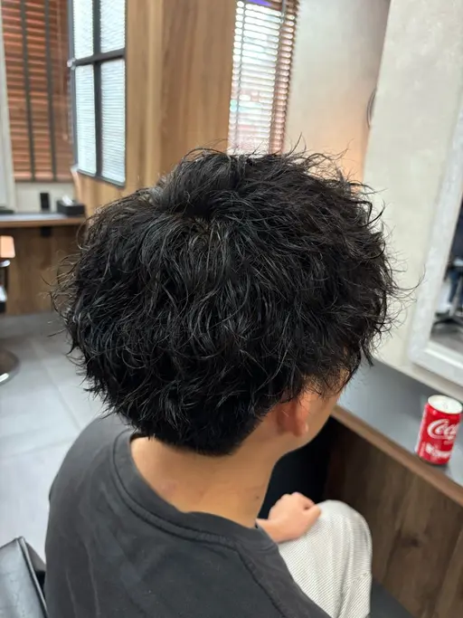 【王道人気】メンズカット＋ツイストスパイラルパーマ