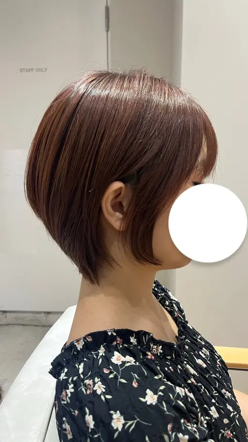 (10/24  20時​〜​ショート限定・チェックモデル)似合わせカット＋アイロン仕上げ