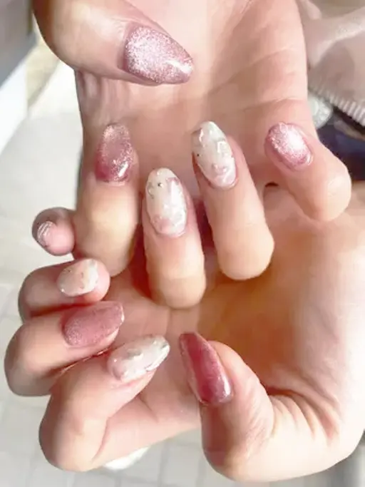 【新規当日限定クーポン‼️・ハンドネイルケア込み】定額手描き120minアート(4本〜6本)程度目安 オフ有り✨