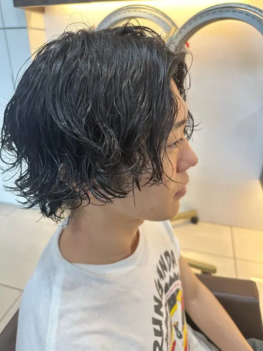 『渋くなりたい方はこれ!』カット💇+海外風グランジパーマ😎