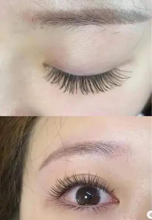 🎄Xmas秒読みクーポン 🌟フラットラッシュ120本+下20本🌟 ＜まぶたに優しい＞LED無料 コーティング付