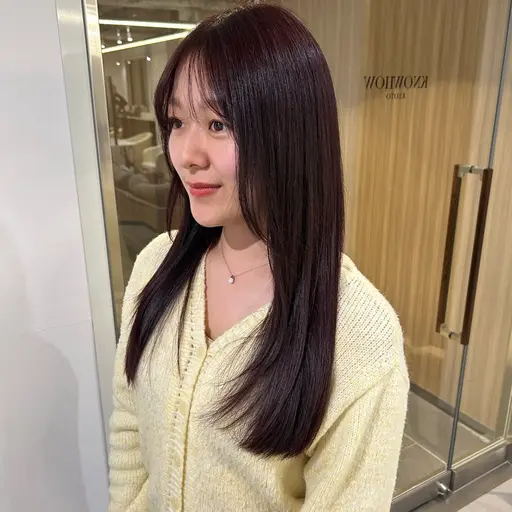 オススメ✨【小顔カット+艶カラー🩵】