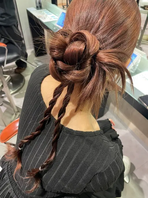 🩵早朝ヘアアレンジ🩵