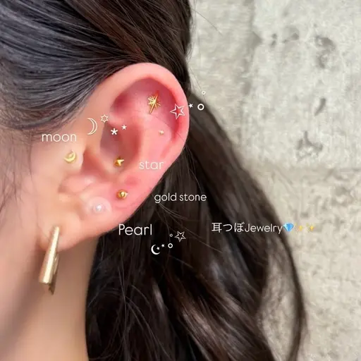 【 耳ツボジュエリー💎 】１０粒 ¥3300