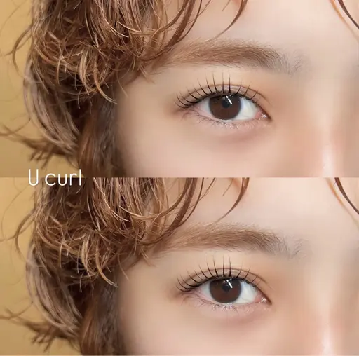 まつげパーマ(上)👀🌀🤎
