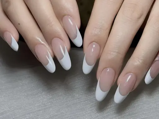 🍭《チップ長さだし》フレンチ(ベースあり)🍭
