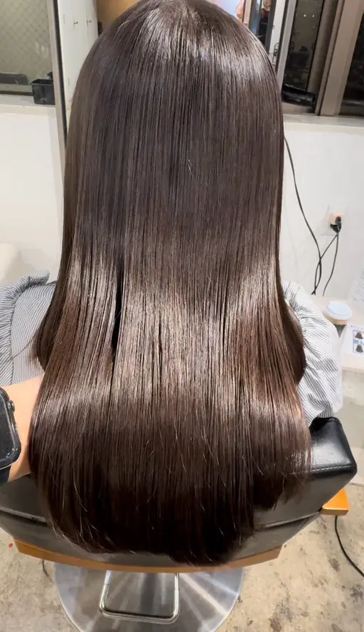 【人気No.1☝️🉐】✨️美髪毛髪再生✨️カット+カラー+美髪髪質改善トリートメント️🫧［新宿］