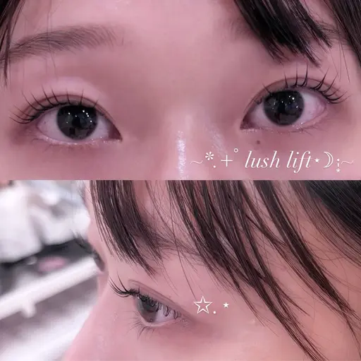 まつ毛パーマ / 美容液束感仕上げ付き*.+ﾟ