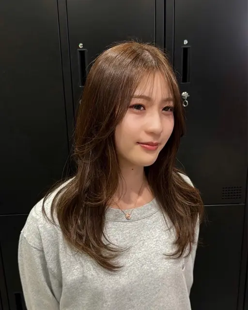 「千葉で叶うトレンドヘア」韓国カット＋艶カラー