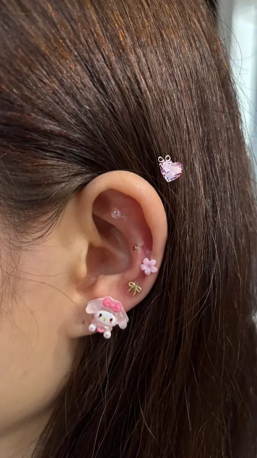 【SNSで話題🌟】✧︎耳ツボジュエリー✧︎両耳10個定額コース✧︎