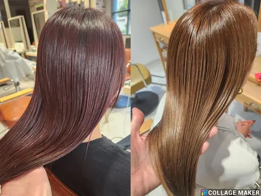 【モデル】縮毛矯正➕1step トリートメント