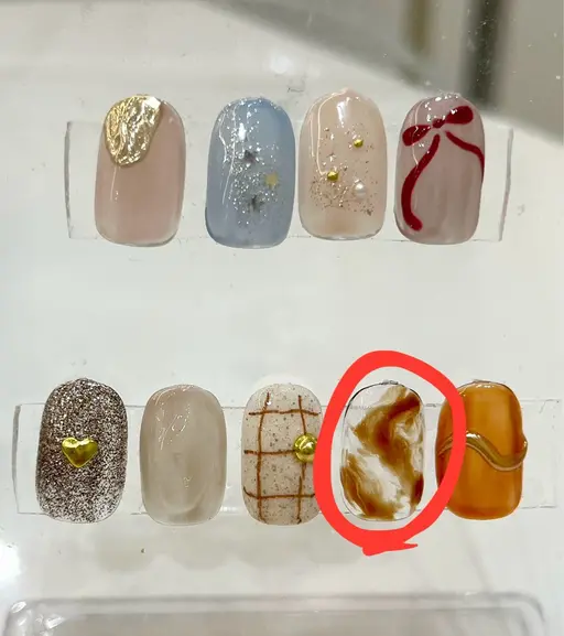 【指定デザイン】🩵オフなし🩵シンプルアート(2本)