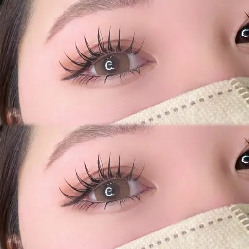 🦋《モチ&ボリューム重視》Wフラットラッシュ100束　アイシャンプー+コーティング付🦋