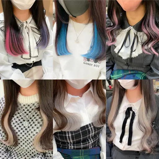 ⭐️インナーエクステ10本♪⭐️(本数ご相談可⭕️)＋エクステカット&シャンプーブロー