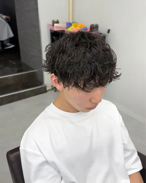 【͛🎃10月限定͛🎃】メンズカット+🌟ケアパーマ🌟+トリートメント(ツイスパ/波巻き/ニュアンス/スパイラル)