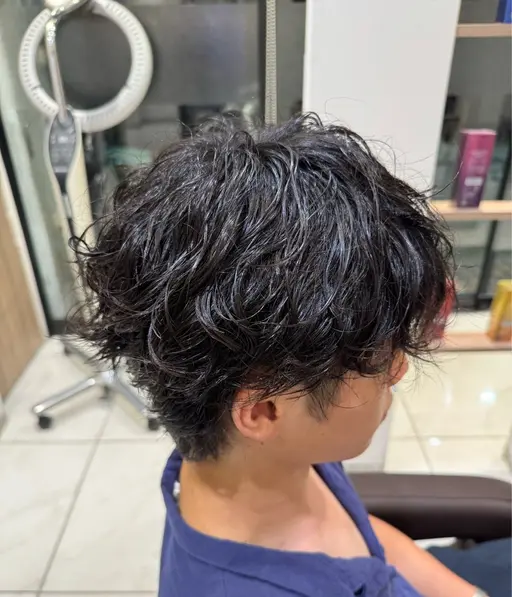 【迷ってる方へ！✨】メンズパーマ🌀✖️メンズカット💇‍♂️【ヘアセットが苦手な方にもオススメ‼️毎朝の時短セット】