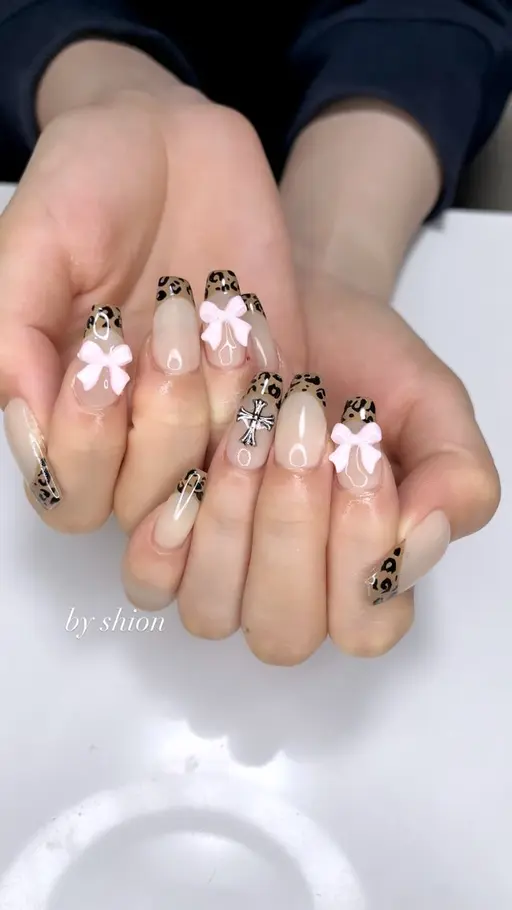 【口コミ必須】10本長さ出し➕10本持ち込みデザイン🧸