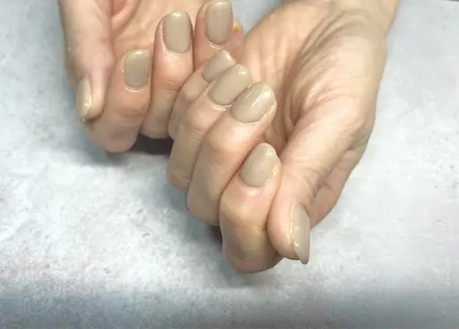 【handオフ無し】ワンカラー💅パラジェルフィルインに変更別途¥550/色変更オプション有🌸