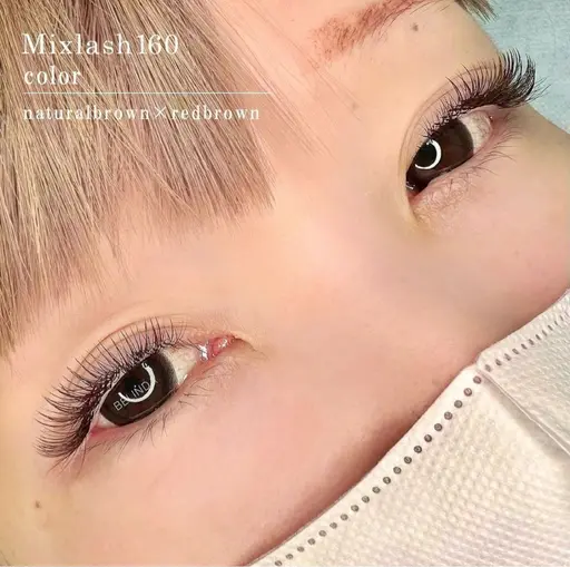 MIXラッシュ“フラット×ボリューム”90分コース※目安140本〜160本