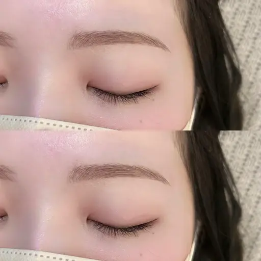 美眉スタイリング＋カラー 【仕上げメイク無し】