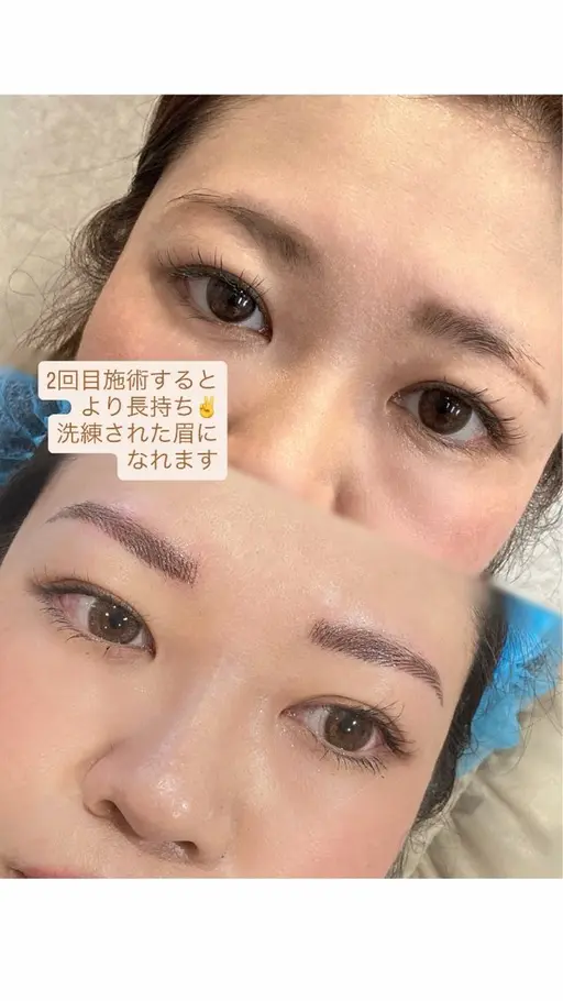 10月末で終了しますMyeyebrows2回分⭐︎モニター5名募集⭐︎最新ヘアストローク