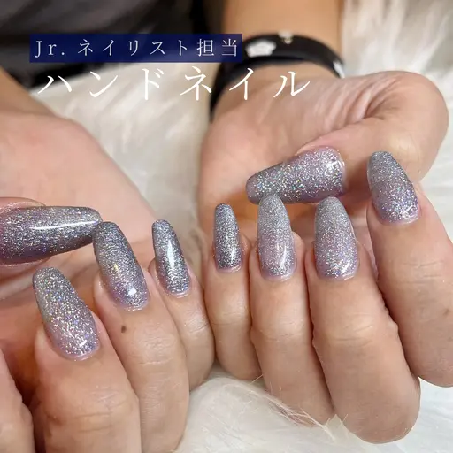 【Jr.ネイリスト担当 ハンドモデル募集】オフ無 ワンカラー/ラメグラ