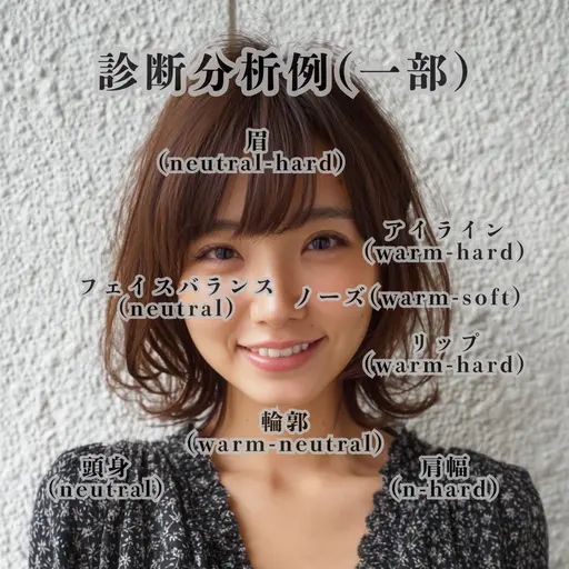 4シーズンパーソナルカラー診断、パーソナル診断、マイクロバブルヘッドスパによる素髪作成、イメージスタイリング付