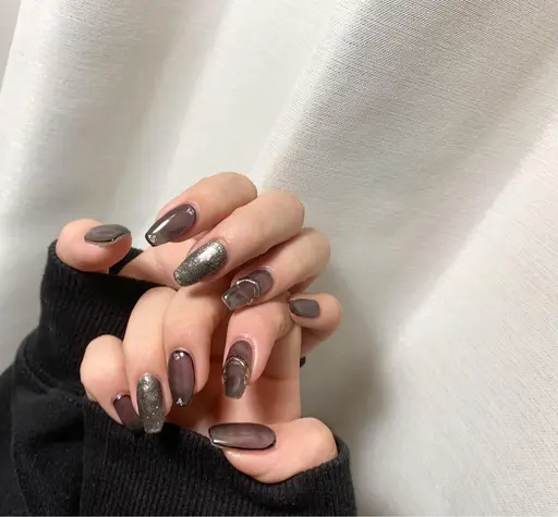 アートありジェルネイル