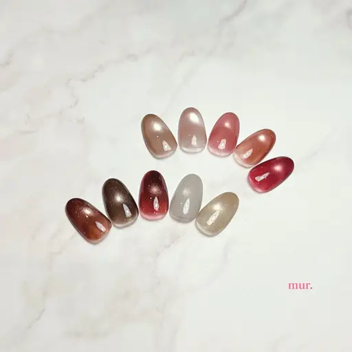 微粒子マグネットネイル　オフ有り※現金払いのみ