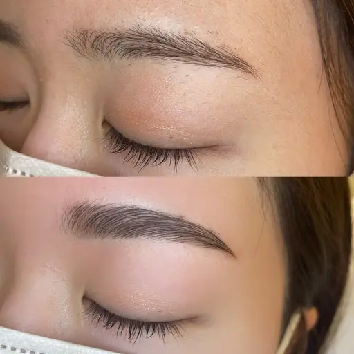 まつ毛パーマ✖️アイブロウスタイリング※ワックス込み【眉毛カット、ピーリング等、レチノールNG】